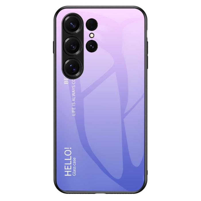 OEM - Mobilskal för Samsung Galaxy S26 Ultra Anti-Scratch Plast - Gradient Rosa Lila