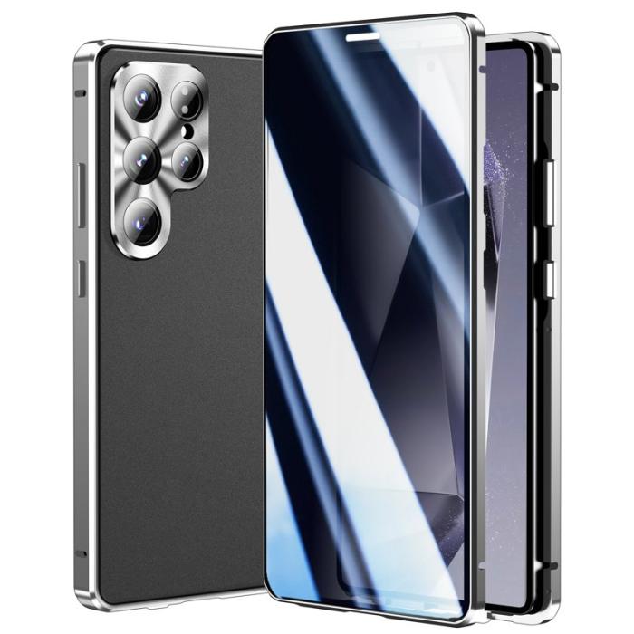 OEM - Mobilskal för Samsung Galaxy S26 Ultra Anti-Spy Magnetiskt - Silver