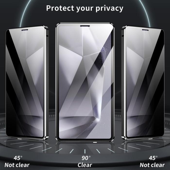 OEM - Mobilskal för Samsung Galaxy S26 Ultra Anti-Spy Tempererat glas - Grön