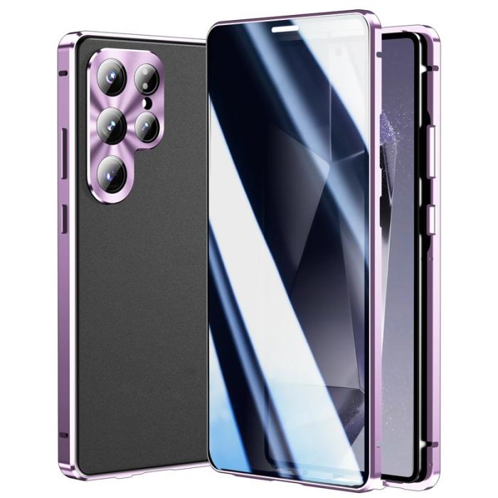 OEM - Mobilskal för Samsung Galaxy S26 Ultra Anti-Spy Tempererat glas - Ljuslila