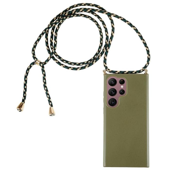 OEM - Mobilskal för Samsung Galaxy S26 Ultra Biologiskt nedbrytbart TPU - Armégrön