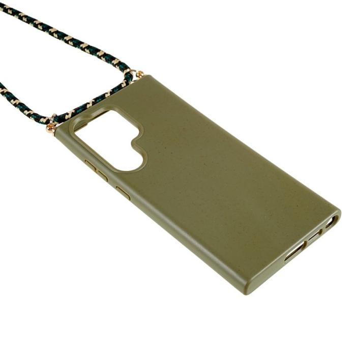 OEM - Mobilskal för Samsung Galaxy S26 Ultra Biologiskt nedbrytbart TPU - Armégrön