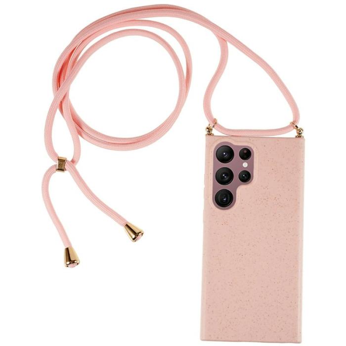 OEM - Mobilskal för Samsung Galaxy S26 Ultra Biologiskt nedbrytbart TPU - Rosa