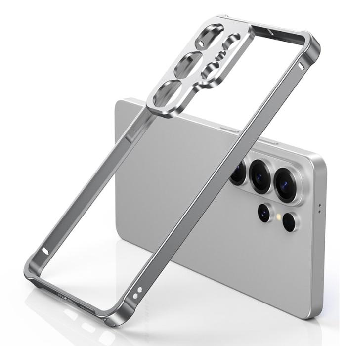 OEM - Mobilskal för Samsung Galaxy S26 Ultra Bumper med linsram - Silver