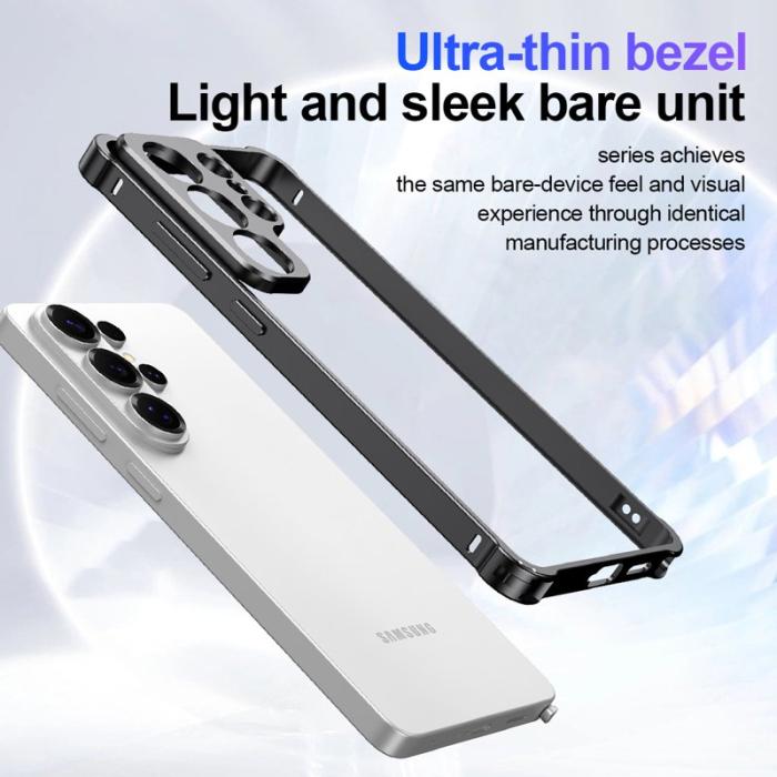 OEM - Mobilskal för Samsung Galaxy S26 Ultra Bumper med linsram - Silver