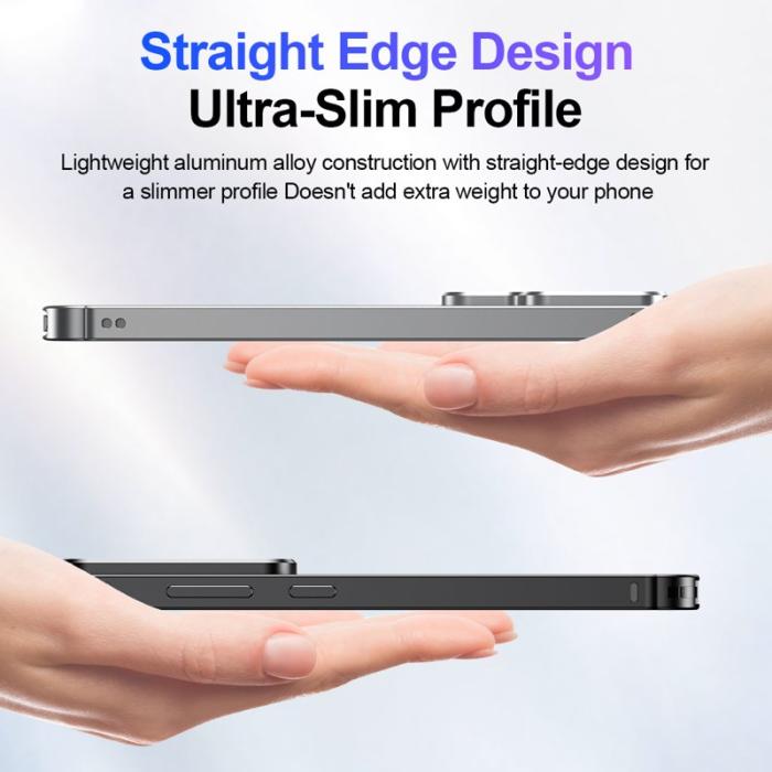 OEM - Mobilskal för Samsung Galaxy S26 Ultra Bumper med linsram - Svart