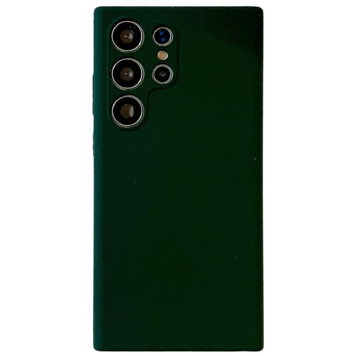 OEM - Mobilskal för Samsung Galaxy S26 Ultra Dropproof Liquid Silicone - Mörkgrön