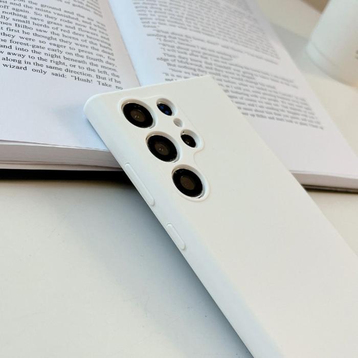 OEM - Mobilskal för Samsung Galaxy S26 Ultra Dropproof Liquid Silicone - Vit