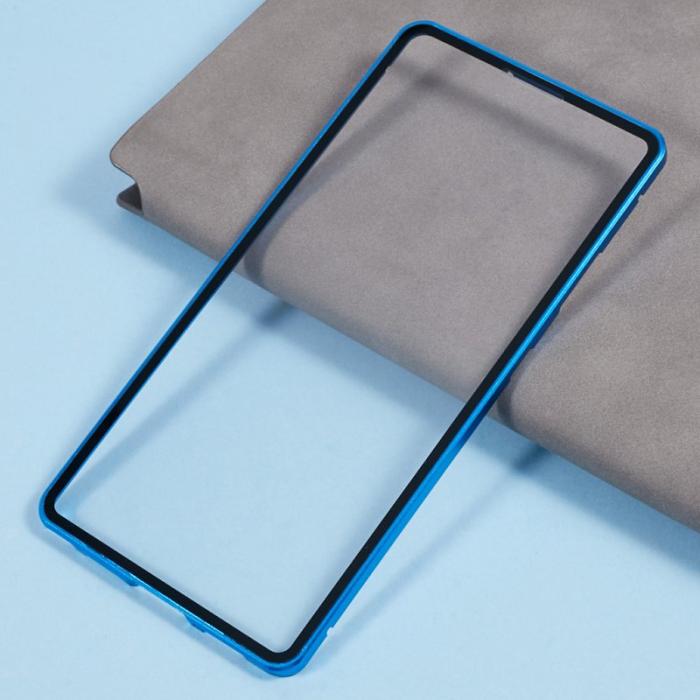 OEM - Mobilskal för Samsung Galaxy S26 Ultra Dubbel-Sidigt Härdat Glas - Blå