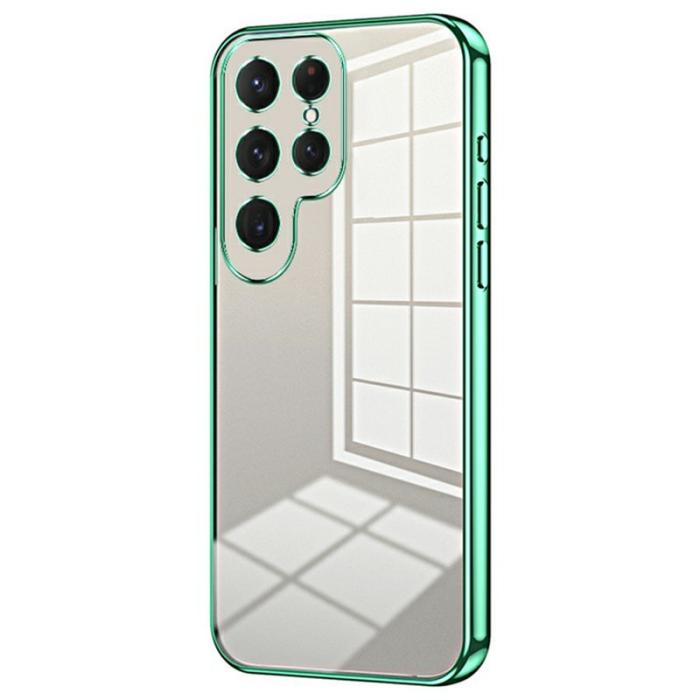 OEM - Mobilskal för Samsung Galaxy S26 Ultra Electropläterad TPU - Grön