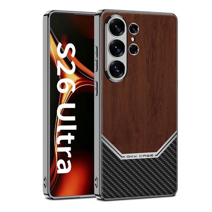 GKK - GKK Mobilskal för Samsung Galaxy S26 Ultra Elektropläterad PC + TPU - Röd