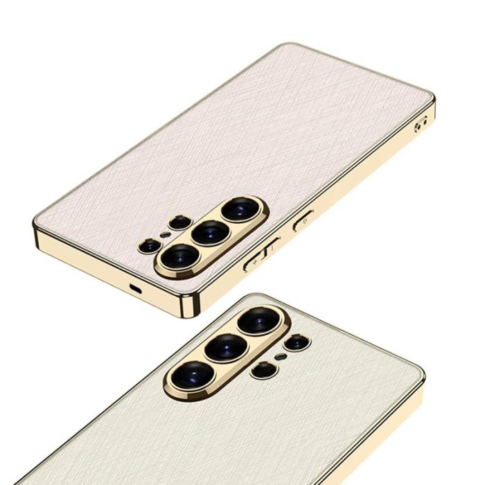 GKK - GKK Mobilskal för Samsung Galaxy S26 Ultra Elektropläterad PC + TPU - Svart