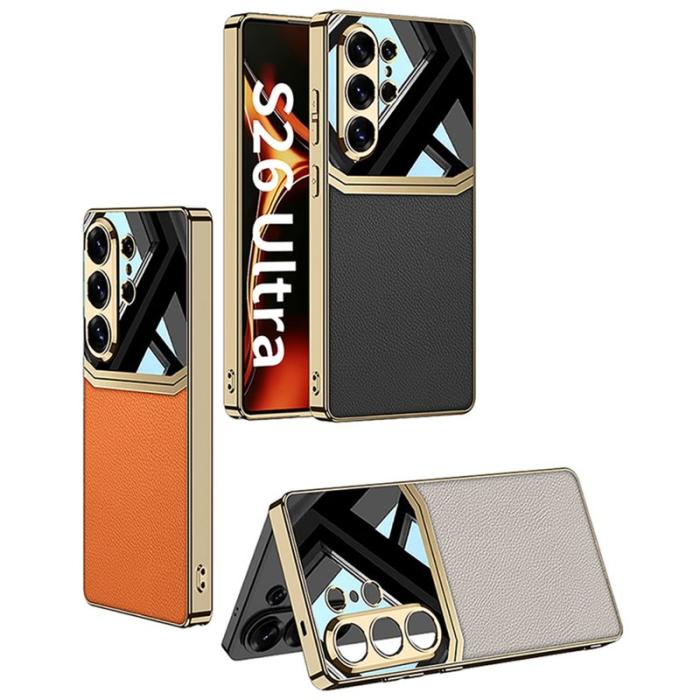 GKK - GKK Mobilskal för Samsung Galaxy S26 Ultra Elektropläterad TPU - Orange