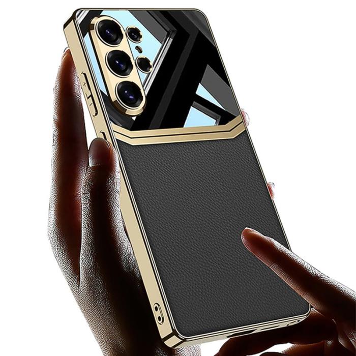 GKK - GKK Mobilskal för Samsung Galaxy S26 Ultra Elektropläterad TPU + PC - Svart