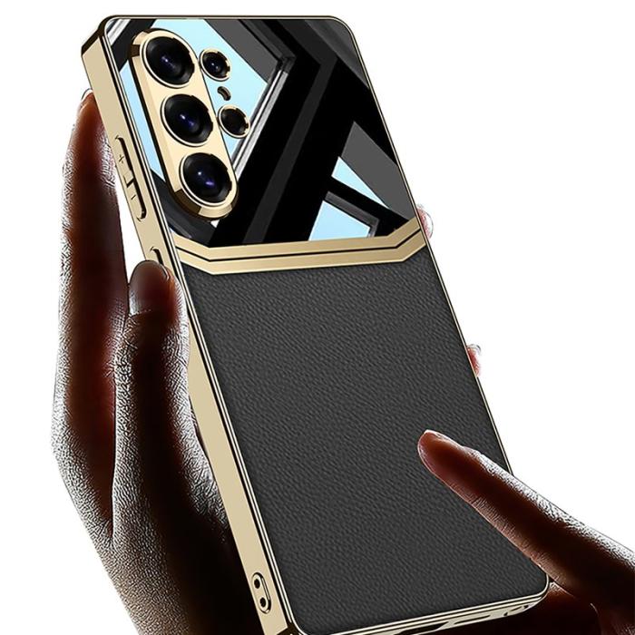 GKK - GKK Mobilskal för Samsung Galaxy S26 Ultra Elektropläterad TPU + PC - Svart