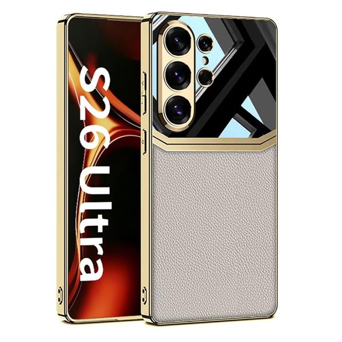 GKK - GKK Mobilskal för Samsung Galaxy S26 Ultra Elektropläterad TPU + PC - Titan Grå