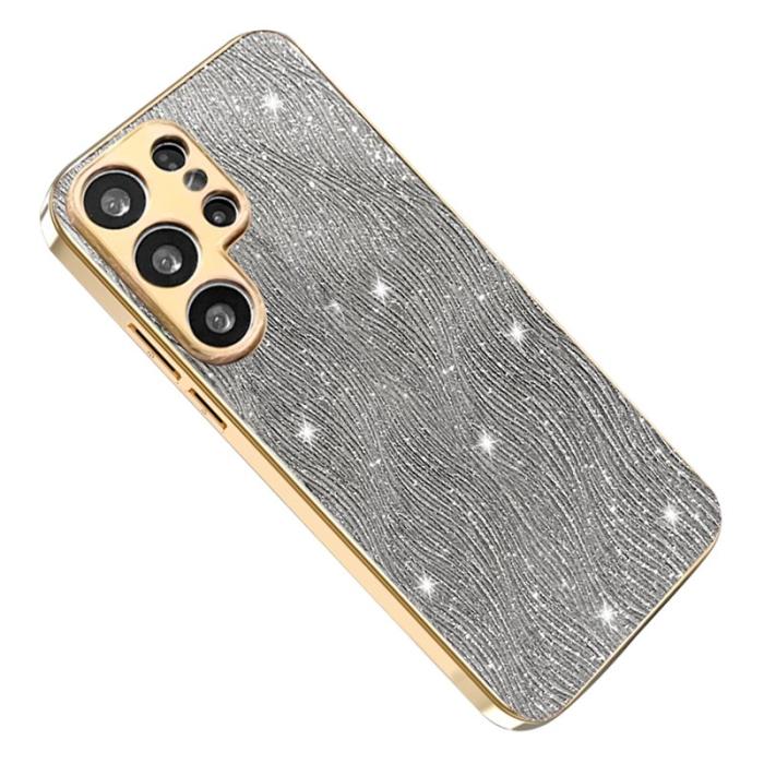 OEM - Mobilskal för Samsung Galaxy S26 Ultra Elektropolerad PU + TPU - Grå