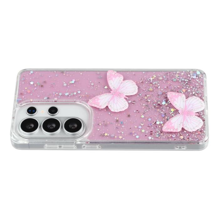 OEM - Mobilskal för Samsung Galaxy S26 Ultra Epoxy PVC TPU - Rosa