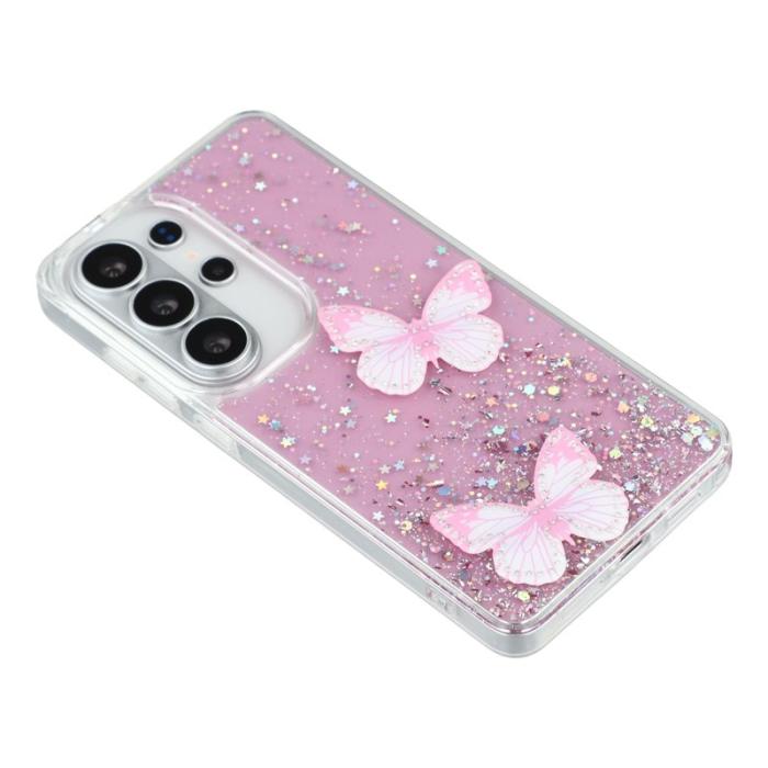 OEM - Mobilskal för Samsung Galaxy S26 Ultra Epoxy PVC TPU - Rosa