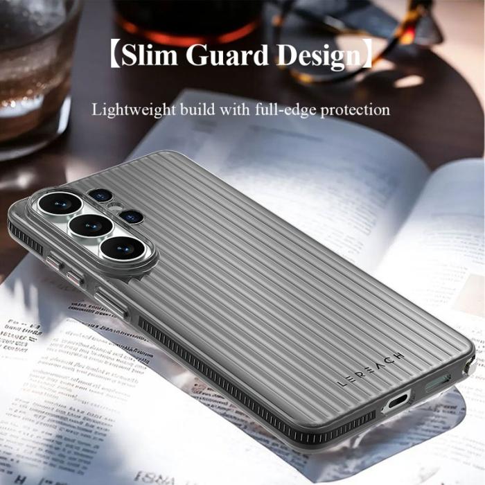 LeReach - LeReach Mobilskal för Samsung Galaxy S26 Ultra Flödande rutnät PC - Orange