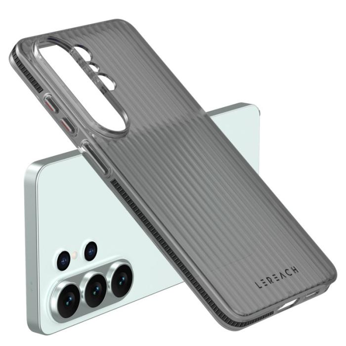 LeReach - LeReach Mobilskal för Samsung Galaxy S26 Ultra Flödande rutnät PC - Svart
