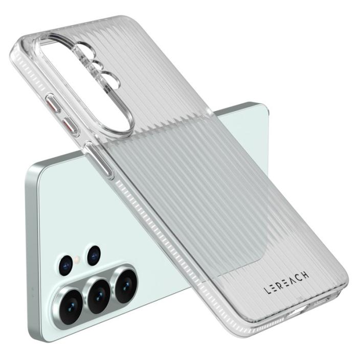 LeReach - LeReach Mobilskal för Samsung Galaxy S26 Ultra Flödande rutnät PC - Vit