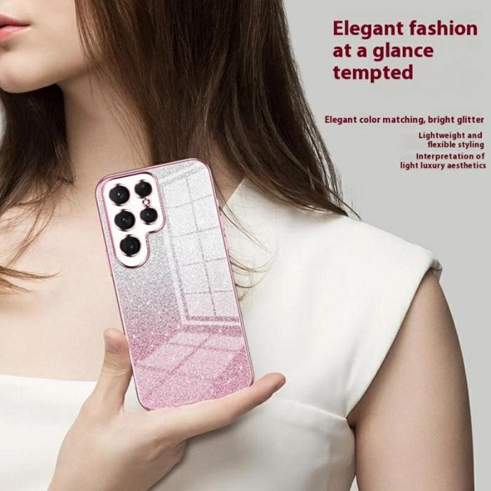 OEM - Mobilskal för Samsung Galaxy S26 Ultra Glitter TPU - Blå