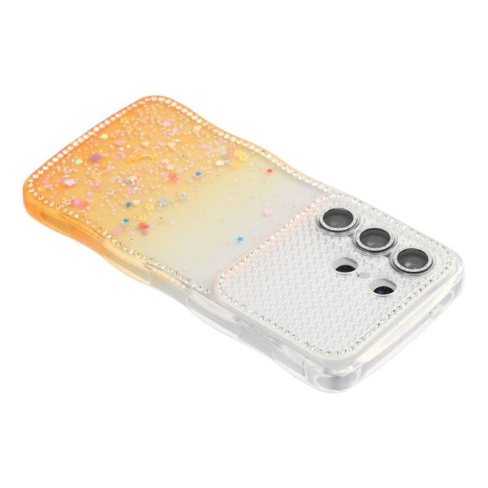OEM - Mobilskal för Samsung Galaxy S26 Ultra Glitter TPU - Gradient Gul