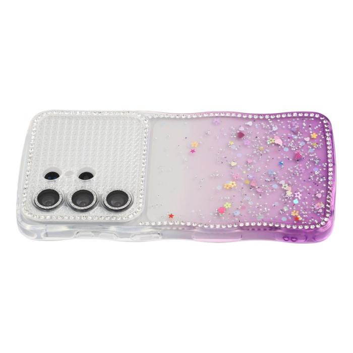 OEM - Mobilskal för Samsung Galaxy S26 Ultra Glitter TPU - Gradient Lila