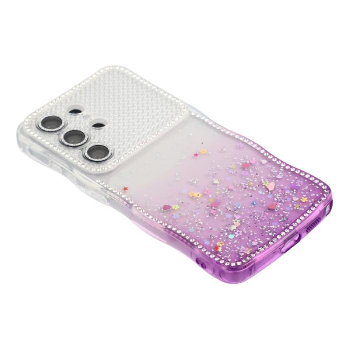 OEM - Mobilskal för Samsung Galaxy S26 Ultra Glitter TPU - Gradient Lila