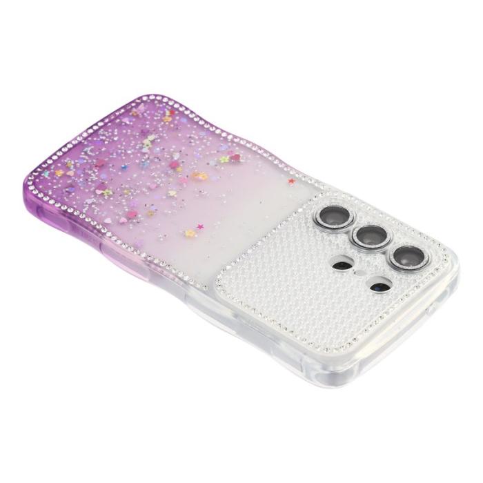 OEM - Mobilskal för Samsung Galaxy S26 Ultra Glitter TPU - Gradient Lila