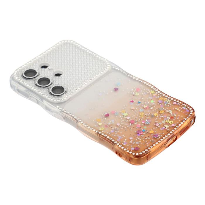 OEM - Mobilskal för Samsung Galaxy S26 Ultra Glitter TPU - Gradient Orange