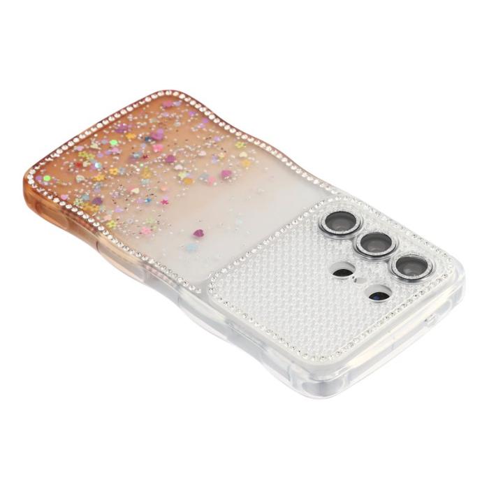 OEM - Mobilskal för Samsung Galaxy S26 Ultra Glitter TPU - Gradient Orange