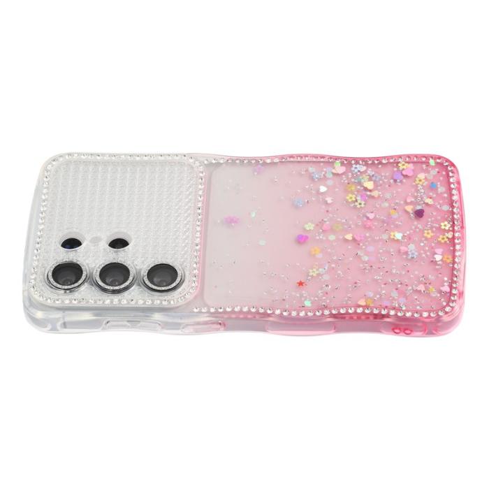 OEM - Mobilskal för Samsung Galaxy S26 Ultra Glitter TPU - Gradient Rosa