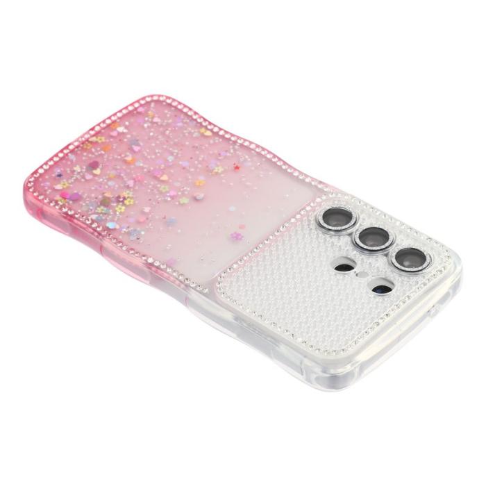 OEM - Mobilskal för Samsung Galaxy S26 Ultra Glitter TPU - Gradient Rosa