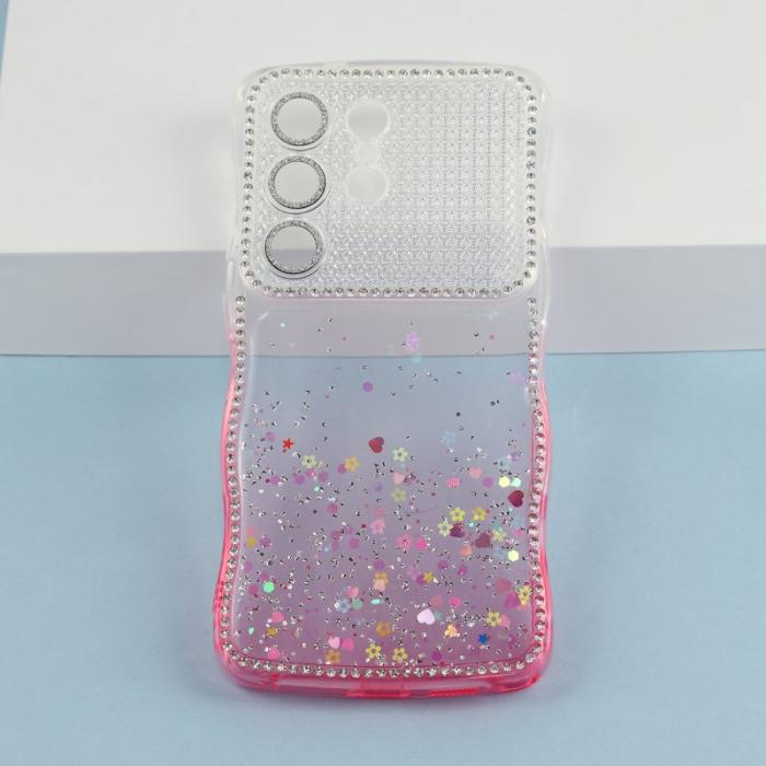 OEM - Mobilskal för Samsung Galaxy S26 Ultra Glitter TPU - Gradient Rosa
