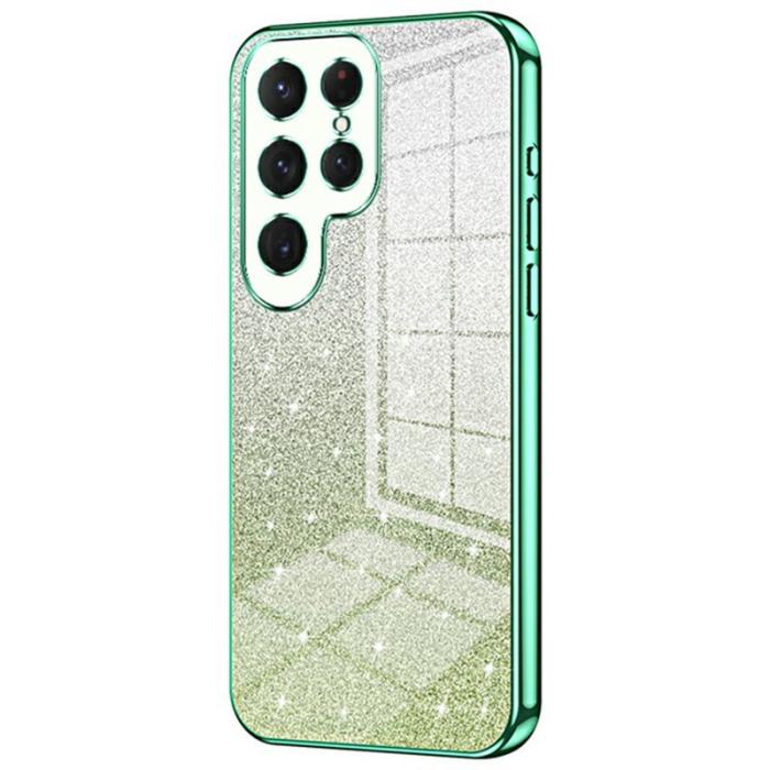 OEM - Mobilskal för Samsung Galaxy S26 Ultra Glitter TPU - Grön