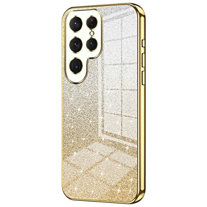 OEM - Mobilskal för Samsung Galaxy S26 Ultra Glitter TPU - Guld