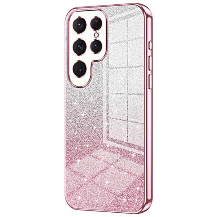 OEM - Mobilskal för Samsung Galaxy S26 Ultra Glitter TPU - Rosa