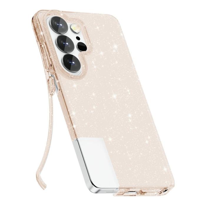 OEM - Mobilskal för Samsung Galaxy S26 Ultra Glittrande TPU + PC - Guld