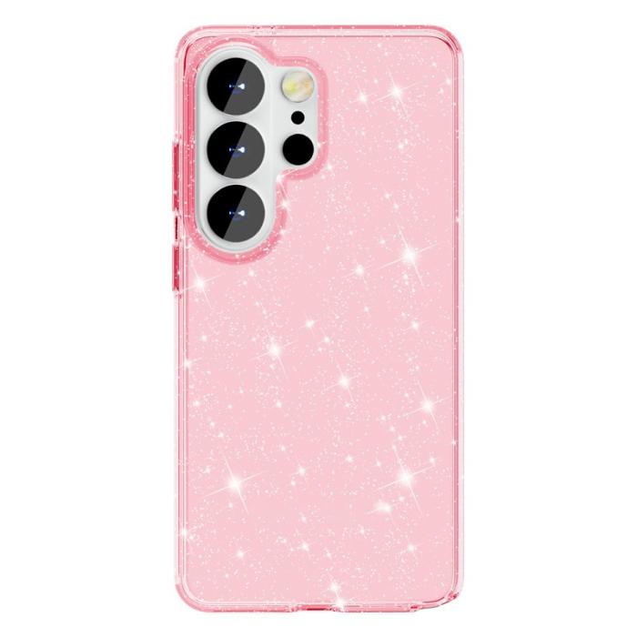 OEM - Mobilskal för Samsung Galaxy S26 Ultra Glittrande TPU + PC - Rosa
