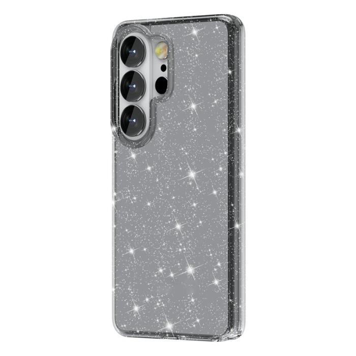 OEM - Mobilskal för Samsung Galaxy S26 Ultra Glittrande TPU + PC - Svart