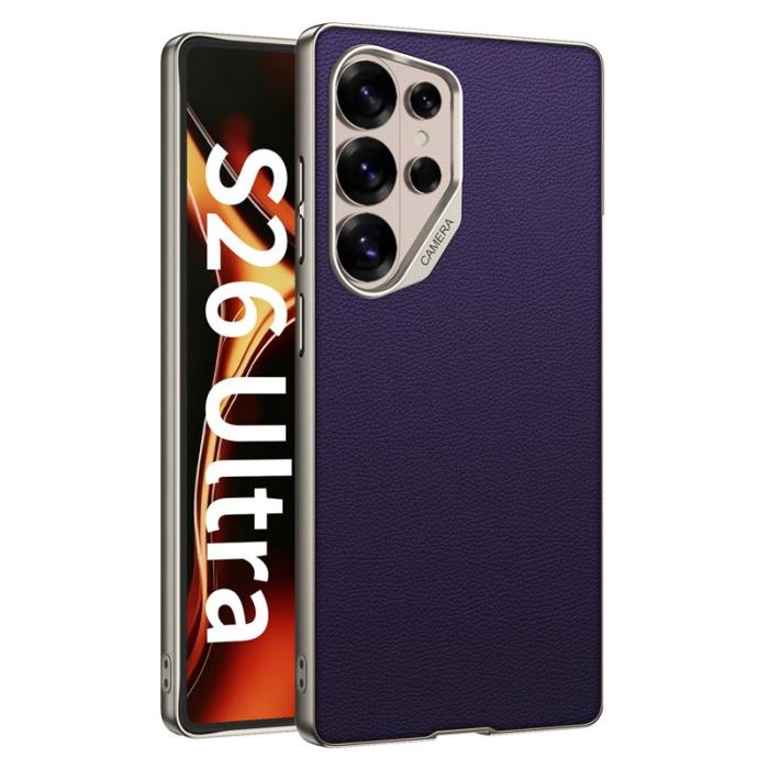 GKK - GKK Mobilskal för Samsung Galaxy S26 Ultra Hybrid Konstläder - Lila