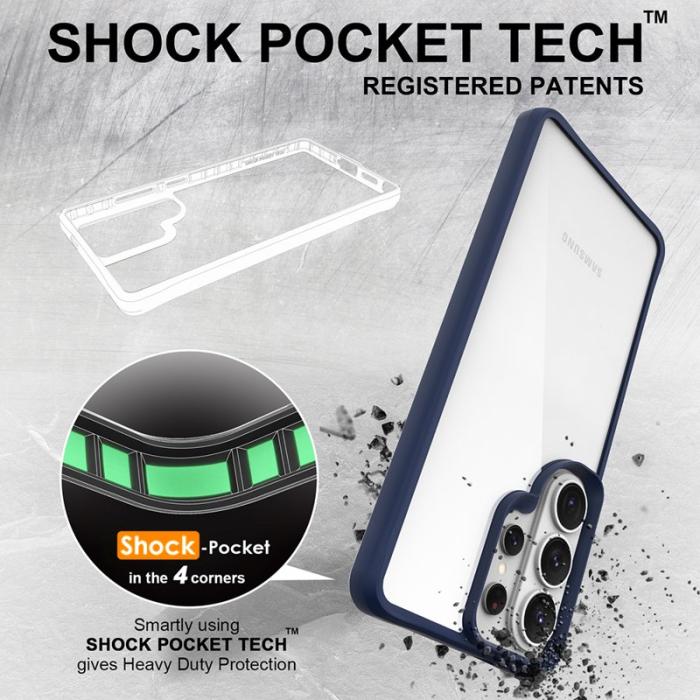 OEM - Mobilskal för Samsung Galaxy S26 Ultra Hybrid PC + TPU Stöttålig - Blå