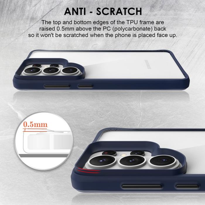 OEM - Mobilskal för Samsung Galaxy S26 Ultra Hybrid PC + TPU Stöttålig - Blå
