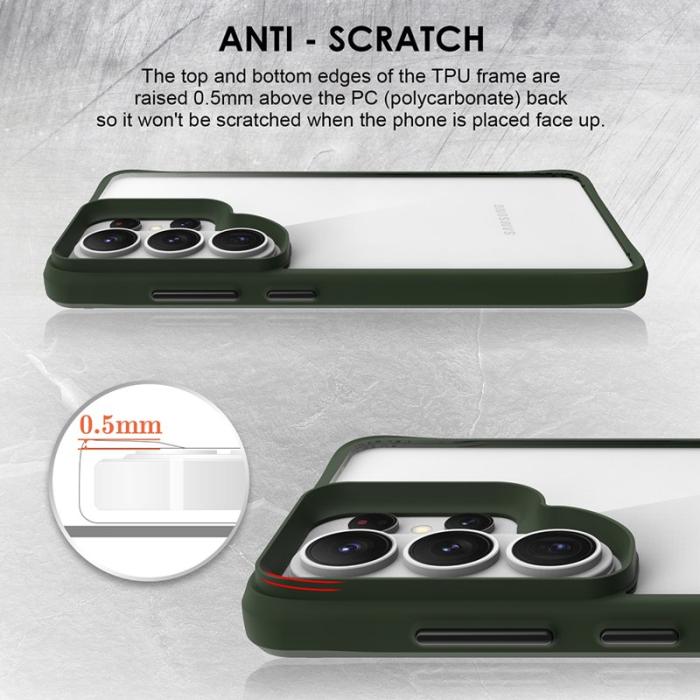 OEM - Mobilskal för Samsung Galaxy S26 Ultra Hybrid PC + TPU Stöttålig - Grön