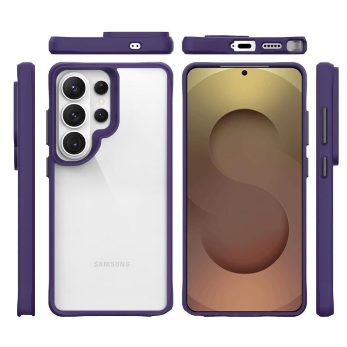 OEM - Mobilskal för Samsung Galaxy S26 Ultra Hybrid PC + TPU Stöttålig - Lila