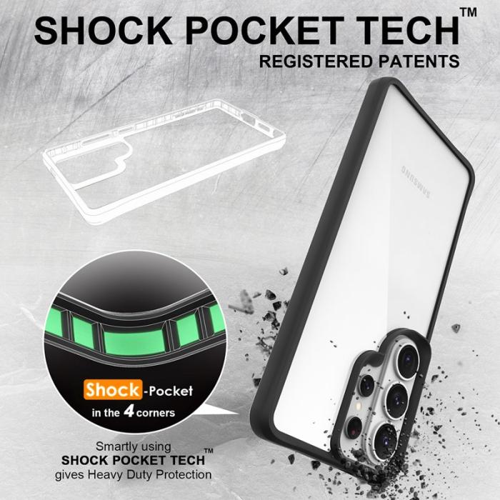 OEM - Mobilskal för Samsung Galaxy S26 Ultra Hybrid PC + TPU Stöttålig - Svart