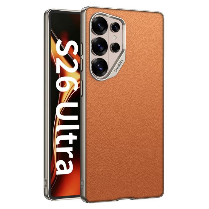 GKK - GKK Mobilskal för Samsung Galaxy S26 Ultra Hybrid PU - Orange