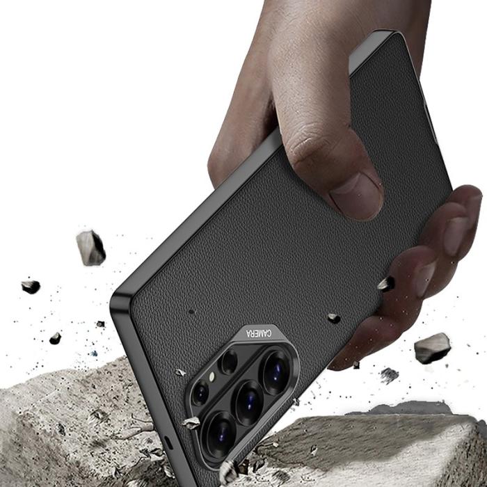 GKK - GKK Mobilskal för Samsung Galaxy S26 Ultra Hybrid PU - Svart